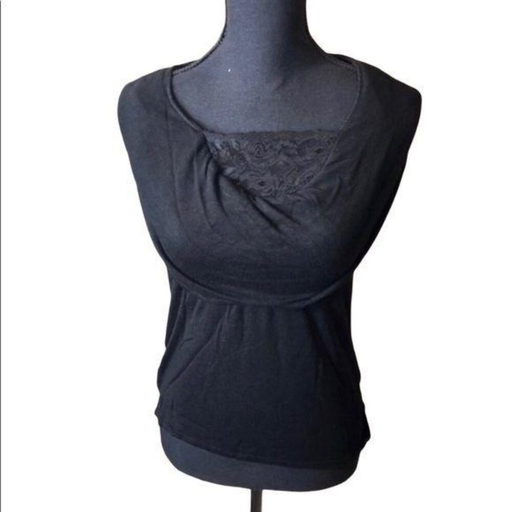 A Squared A2 Armand and Alba Black Falbala Top Medium Casual Cute